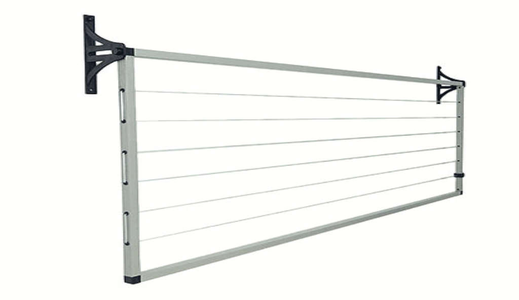 Clothes Lines & Racks Aluminium Fold Away Wash Line 2000mm (Free 40 x EEZEE Pegs) for sale